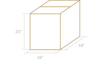 4.0 Cube Box (18″ × 18″ × 21″)